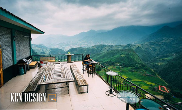 Thiết kế quán cafe đẹp ở Sapa